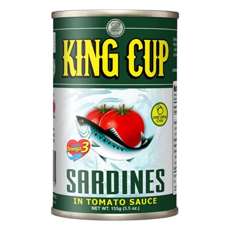 KING CUP SARDINES EASY OPEN CAN IN TOMATO SAUCE 155G Lazada PH