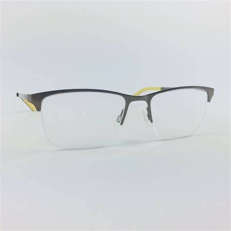 Specsavers Eyeglasses Bronze Half Rimless Glasses Frame Mod Cranmer