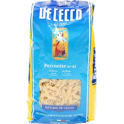 Massa Pennette De Cecco 500g Fusili Penne Macarrão Massas