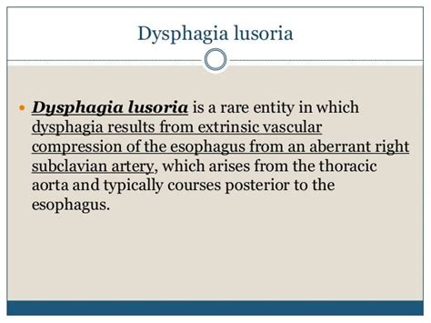 Dysphagia