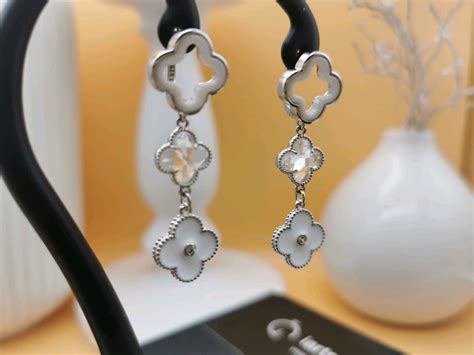 Серьги в стиле Van Cliff в интернет-магазине Ярмарка Мастеров по цене ...