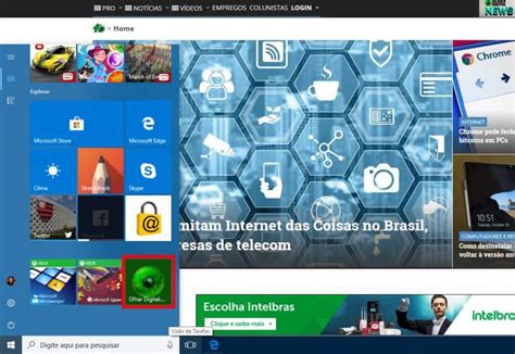 Como Fixar Um Site No Menu Iniciar Ou Na Barra De Tarefas O