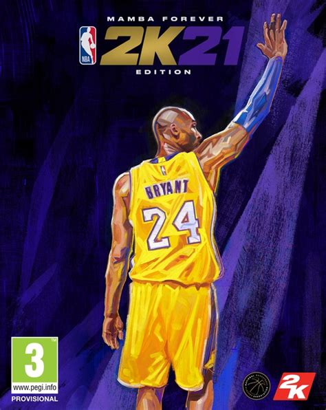 Kobe Bryant, cover of NBA 2K21 Mamba Forever Edition