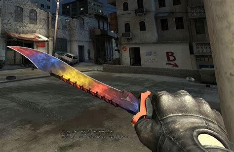 Kosa N Cs Go Skin Bowie Knife Marble Fade Fn Oficjalne