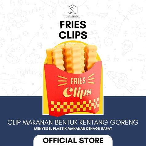 Alat Segel Penyegel Plastik Kantong Makanan Fries Clip Clips Clipper