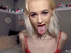 Blonde Red Lipstick Cum Target Face 1 Porn Pornhub