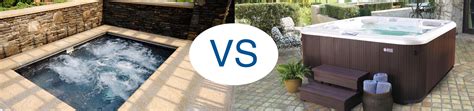 In Ground Spa Vs Above Ground Hot Tub Coastal Spa Patio
