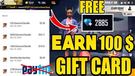 Garena Free Fire Unlimited Diamonds Gift Reward Get Unlimited