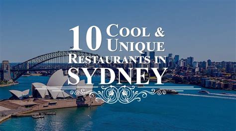 Top 10 Best Restaurants In Sydney | Fine Dining In Sydney - Via Luxury Magazine