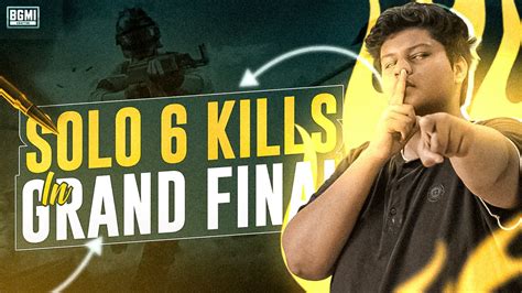 Solo Kills In Grand Final Iphone Pro Max Bgmi Competetive