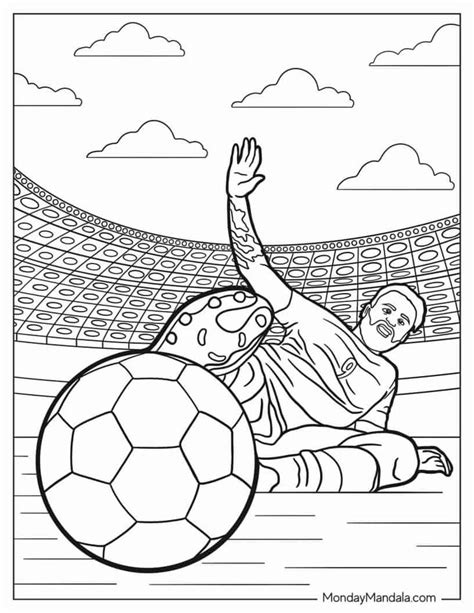 30 Soccer Coloring Pages Free PDF Printables Football Coloring