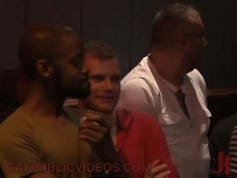 Crowd Holds Gay Down As He Endures The Flogger