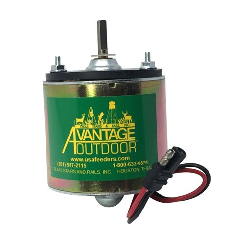 Advantage 12 Volt Feeder Motor 1/4" Shaft - Advantage Outdoor