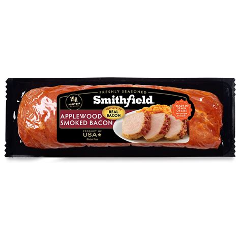 Smithfield Marinated Applewood Smoked Bacon Fresh Pork Loin Filet 1 2