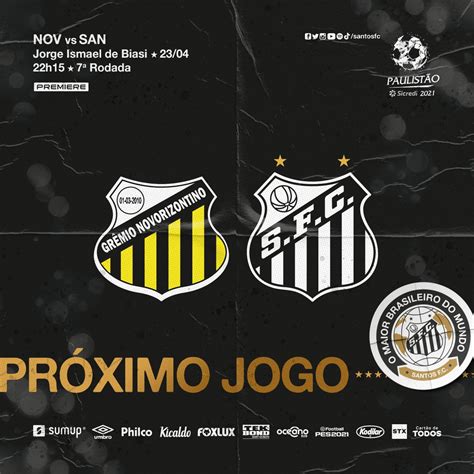 Topo 56 Imagem Quando é O Próximo Jogo Do Santos Vn