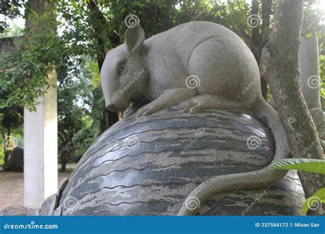 Shio Statue Chinese Zodiac Chinese Zodiac Animal Symbol Editorial