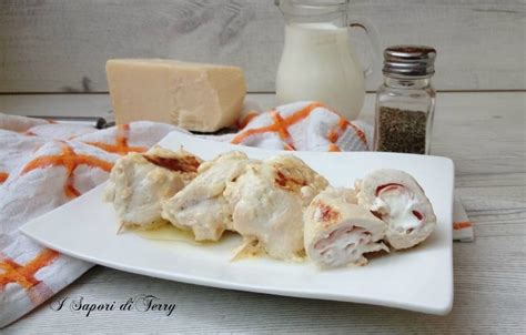 Involtini Di Pollo Farciti Con Prosciutto Cotto E Formaggio Cremoso