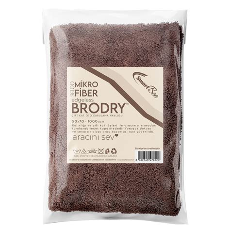 SmartBee BRODRY Edgeless Mikrofiber Oto Kurulama Havlusu 5070 1000GSM