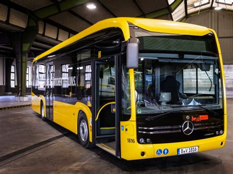 BVG Berlin Presents The First Mercedes ECitaro Sustainable Bus