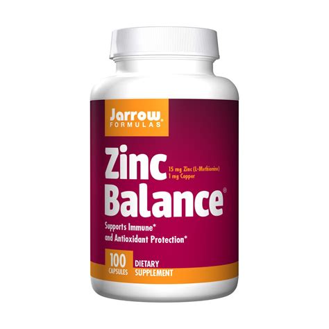 Comprar Zinc Balance 100 cápsulas Jarrow Formulas | Naturitas