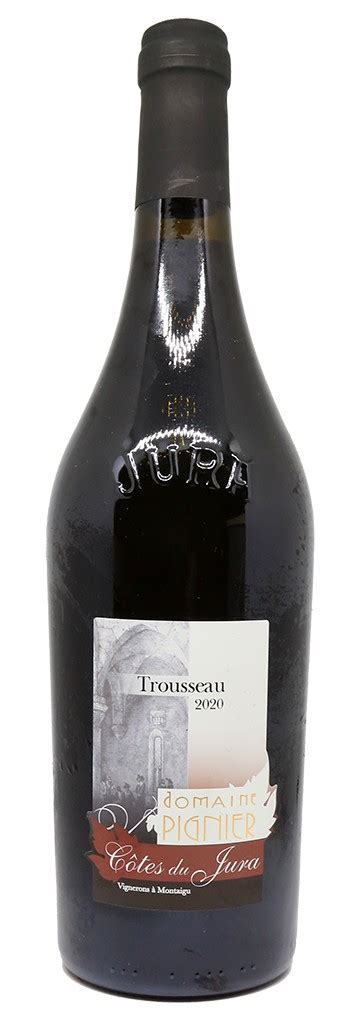 Côtes Du Jura Domaine Pignier Trousseau 2020 Clos Des Millésimes