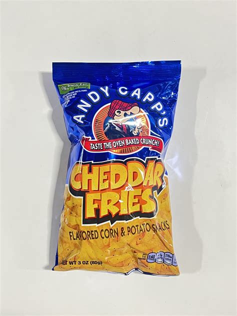 Andy Capps Cheddar Fries Snacks Chips 3oz