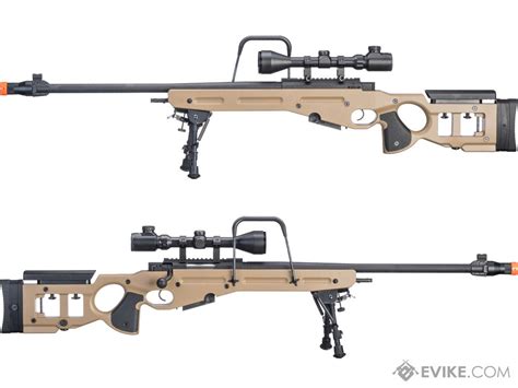 Snow Wolf Sv Bolt Action Airsoft Sniper Rifle Color Tan Airsoft