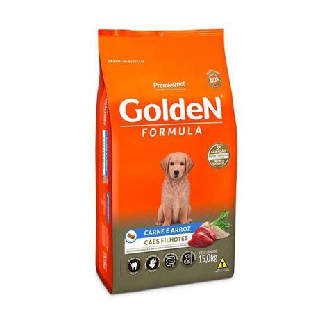 Ração Golden Carne E Arroz 15kg - Ração Golden Formula Filhotes Carne e Arroz - 15 Kg - Premier - Outros ...