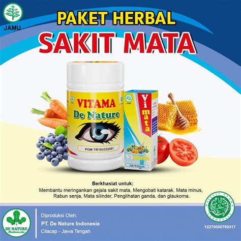 Jual Vitama De Nature Denature Bonus Tester Vimata Obat Sakit Mata