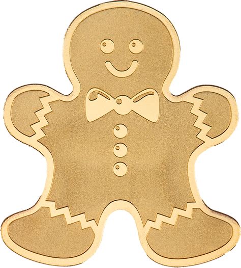 Dollar Gingerbread Man Lebkuchenmann Palau Gramm Gold M Nzdachs