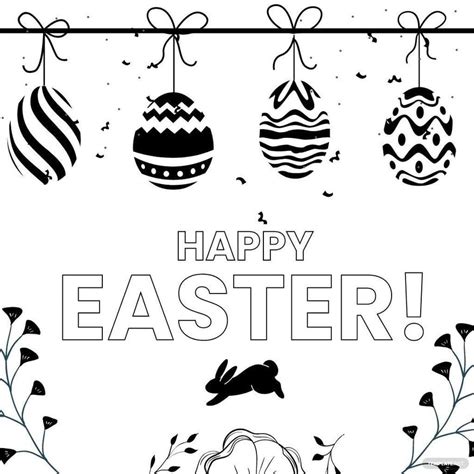 Happy Easter Drawing in EPS, Illustrator, JPG, PSD, PNG, SVG - Download ...