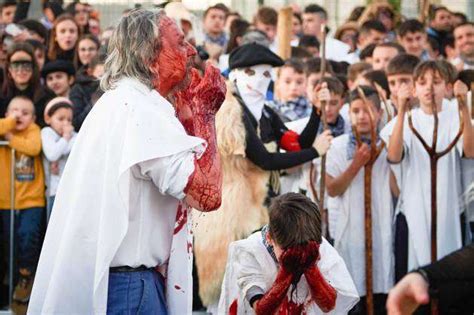 Alsasua Carnival In Navarra Spain Feb Editor S Note Image