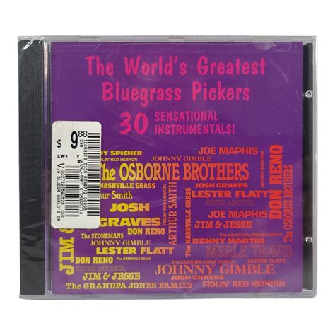 World S Greatest Bluegrass Pickers By Various Artists Cd Mar 1992 Cmh Records For Sale