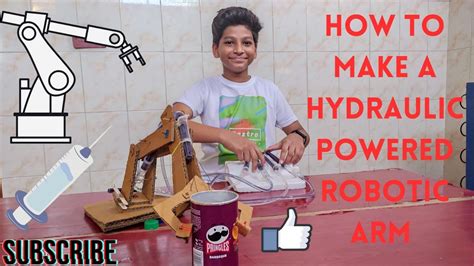 How To Make Hydraulic Powered Robotic Arm From Cardboard Science