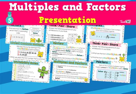 Multiples and Factors - Presentation :: Teacher Resources and Classroom ... 