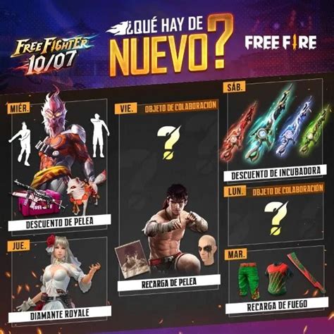 Agenda Semanal De Free Fire