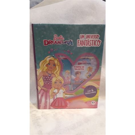 barbie dreamtopia um universo fantástico 6 minilivros Shopee Brasil