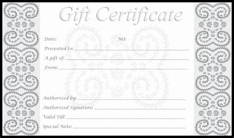 Graduation Gift Certificate Templates - Free and Printable