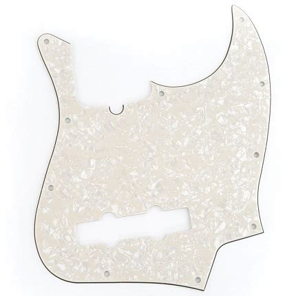 PICKGUARD JAZZ BASS AMERICAN STANDARD AGED PEARL 4 PLIS