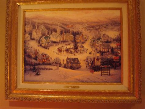 Thomas Kinkade, Winter wonderland | Thomas kinkade, Painting, Winter ...