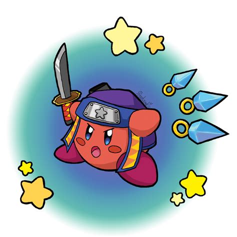 Ninja Kirby By Shadowedm On Deviantart