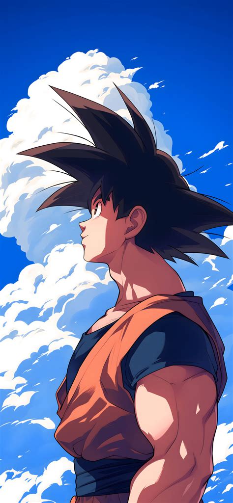 Goku Blue Sky Wallpapers Dragon Ball Z Wallpapers Iphone