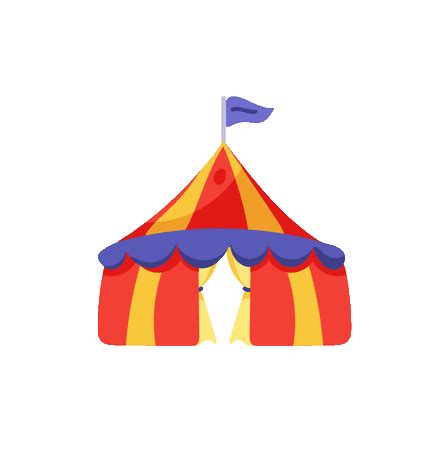 Plateforme Tentation Le mont Vésuve circus tent gif Premier Marais ...