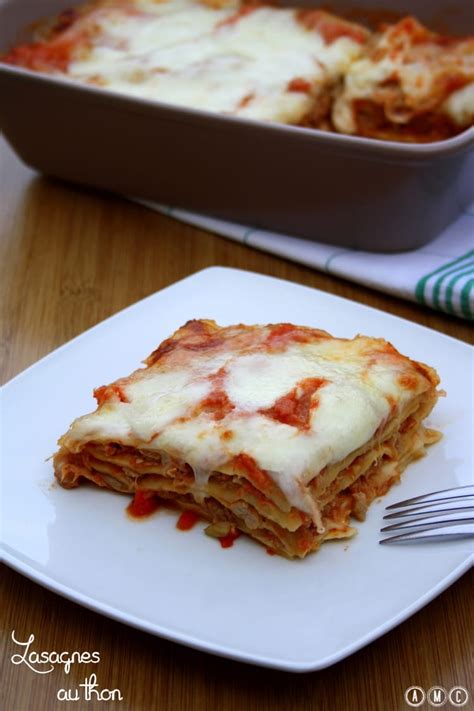 Recette De Lasagnes Fra Ches Au Thon Et Aux Tomates