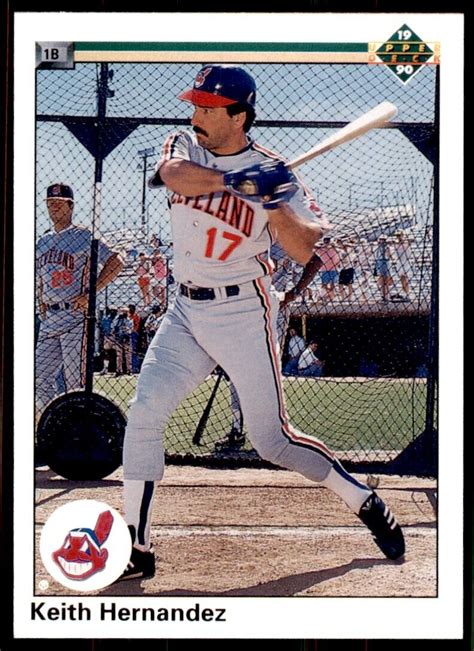 Upper Deck High Series Keith Hernandez Cleveland Indians Ebay