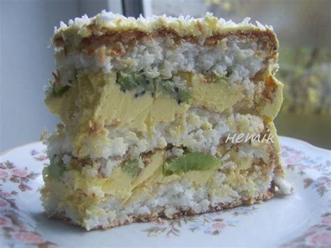 Торт "Кокосовий" рецепт :) | Кокосовые торты, Рецепты тортов, Десерты