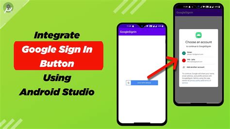 Integrate Google Sign In Button In Android Application Android Studio