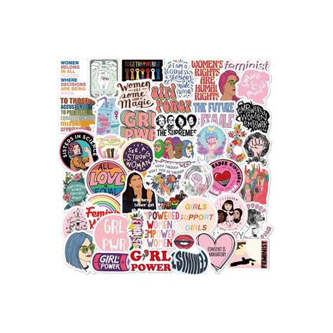 Stickers Girl Power Pcs Estore