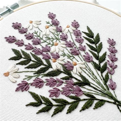 Lavender Embroidery Pattern Artofit