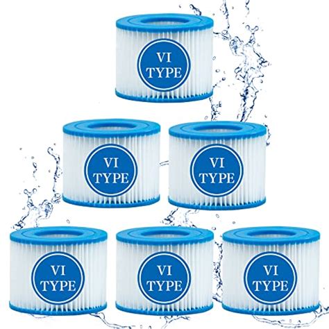 SXEIAV Type Vi Spa Filter And Hot Tub Filter Replacement Cartridge For Coleman Hot Tub Filters